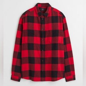 NWT H&M Red Flannel Shirt
